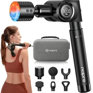Percussion Massage Gun with Heat & Cold Therapy – Deep Tissue Muscle Relief Tool