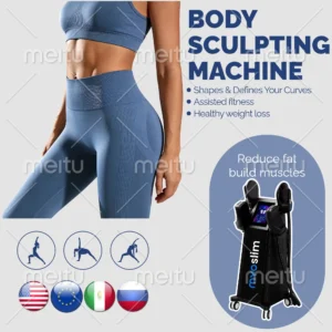 EMS Professional Sculpt 6500W Neo RF Body Sculpting Machine - Muscle Building Equipment for Fitness