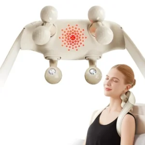 Cordless Neck Massager for Pain Relief Deep Tissue Shiatsu Neck and Shoulder